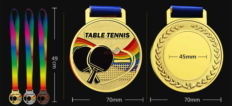 Table Tennis Championships - 축구 배드민턴 기념상 2021 탁구 메달