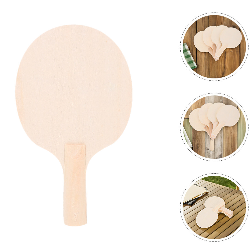 Table Tennis Racket - 4쌍 DIY 탁구 라켓 블랭크 미완성