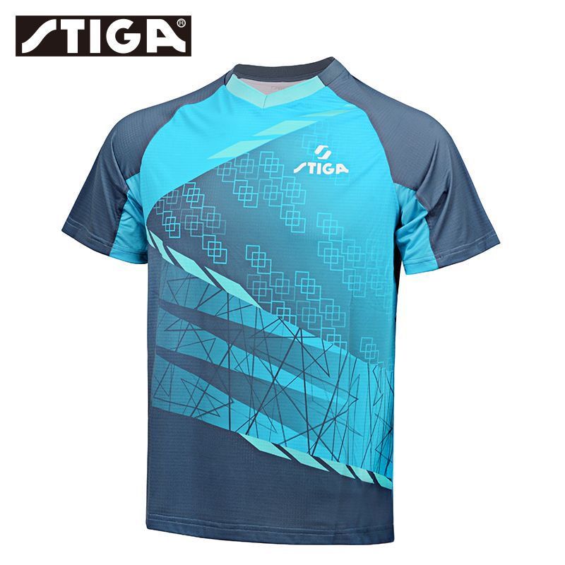 Table Tennis Jersey Butterfly - STIGA 탁구 탑 새로운 그라데이션 인쇄