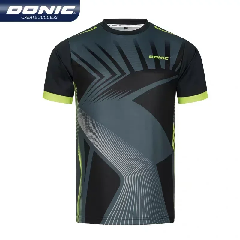 Table Tennis Jersey Butterfly - Donic 탁구 티셔츠, 남성용 여성용, 스포츠