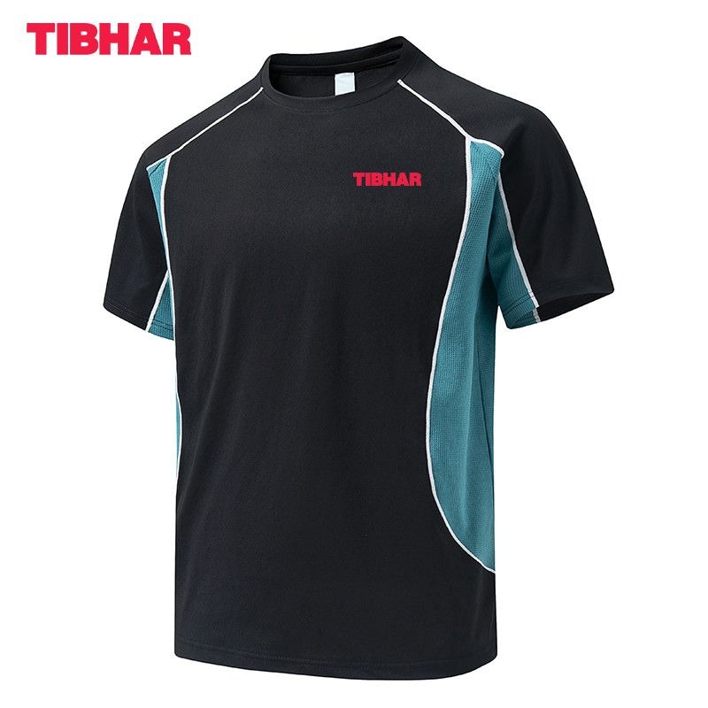TIBHAR 탁구 티셔츠 남성용 라운드 넥 스플라이스  - Table Tennis Jersey Butterfly 리뷰 및 가격