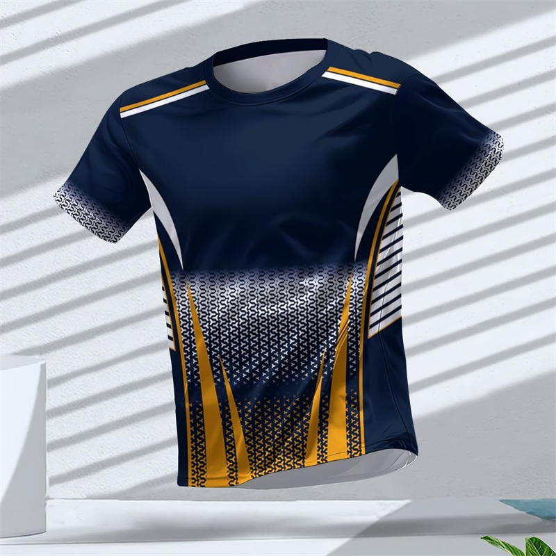 기하학적 그래픽 3D 프린트 스포츠 티셔츠 여름 캐주얼 - Table Tennis Jersey Butterfly 리뷰 및 가격