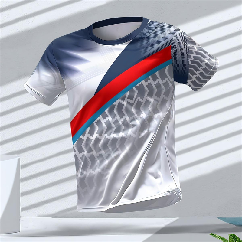 기하학적 그래픽 3D 프린트 스포츠 티셔츠 여름 캐주얼 - Table Tennis Jersey Butterfly 리뷰 및 가격