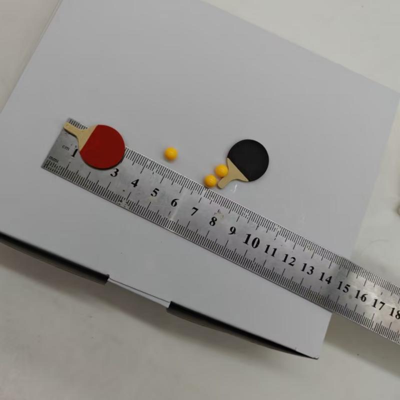1세트 인형의 집 미니어처 탁구공 모델(라켓 2개 +  - Table Tennis Ball 리뷰 및 가격