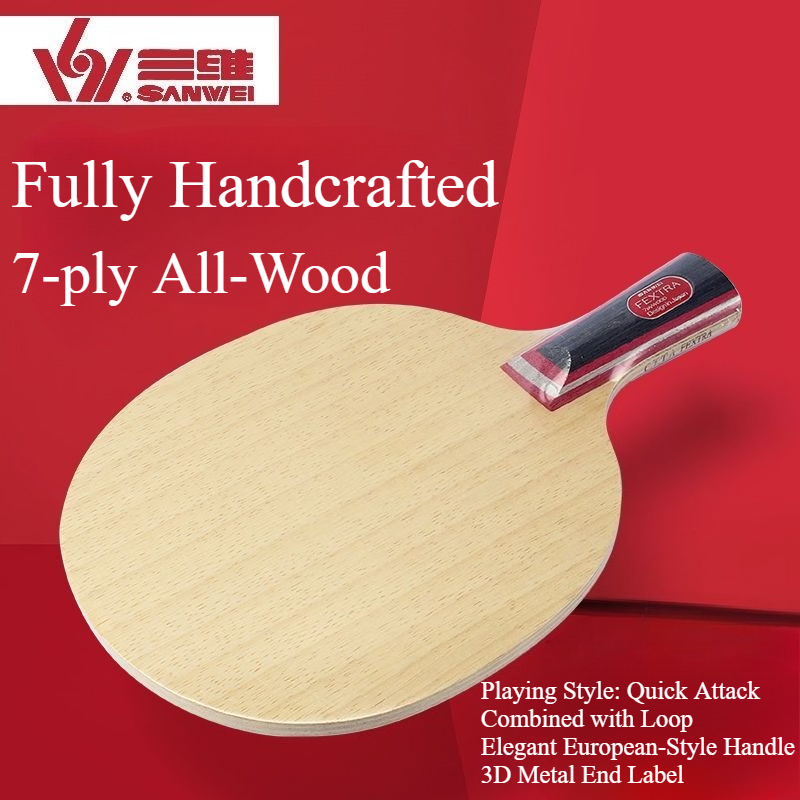 새로운 SANWEI FEXTRA 7 탁구 블레이드 7겹 - Table Tennis Racket 리뷰 및 가격