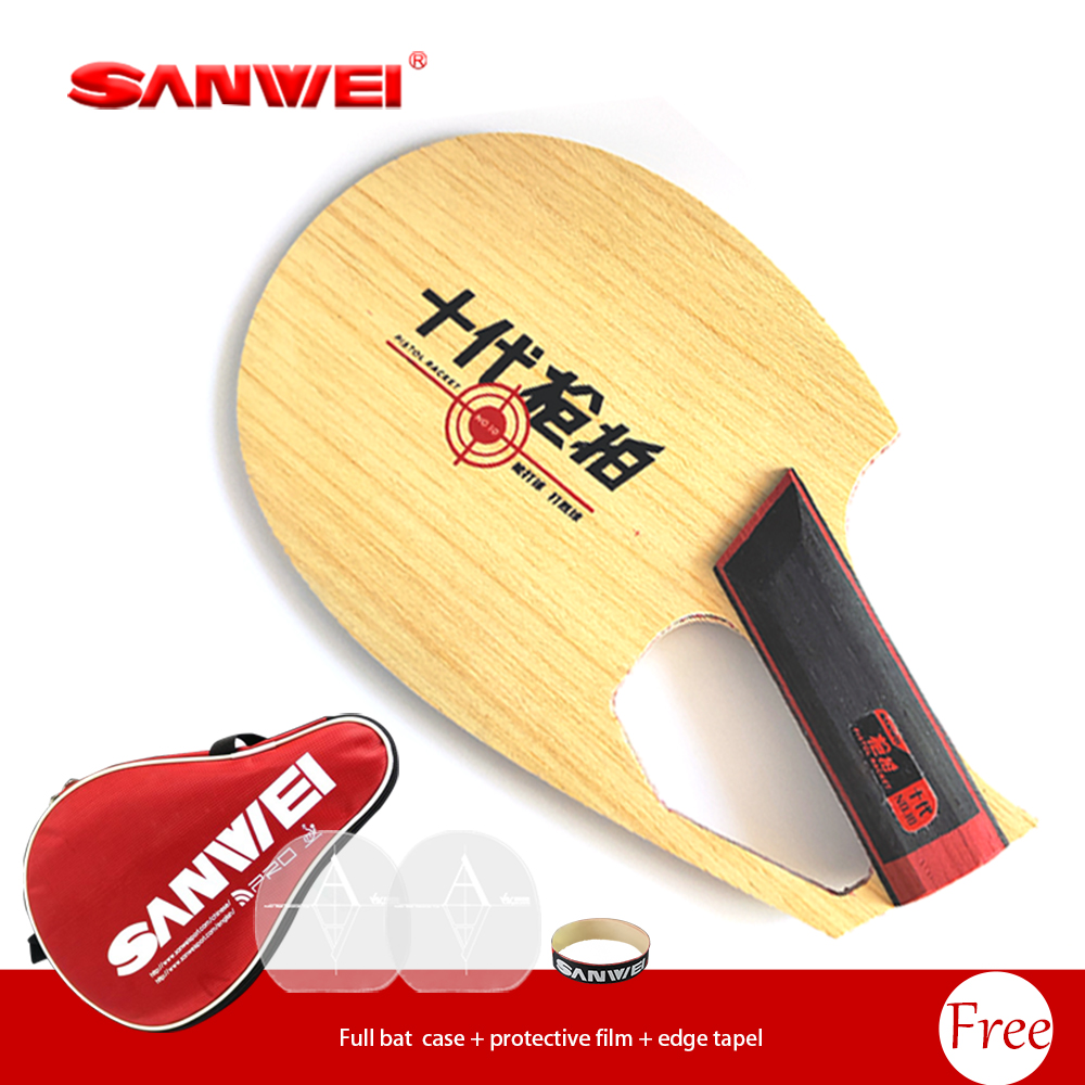 오리지널 SANWEI 특허받은 권총형 라켓 쉐이크핸드  - Table Tennis Racket 리뷰 및 가격