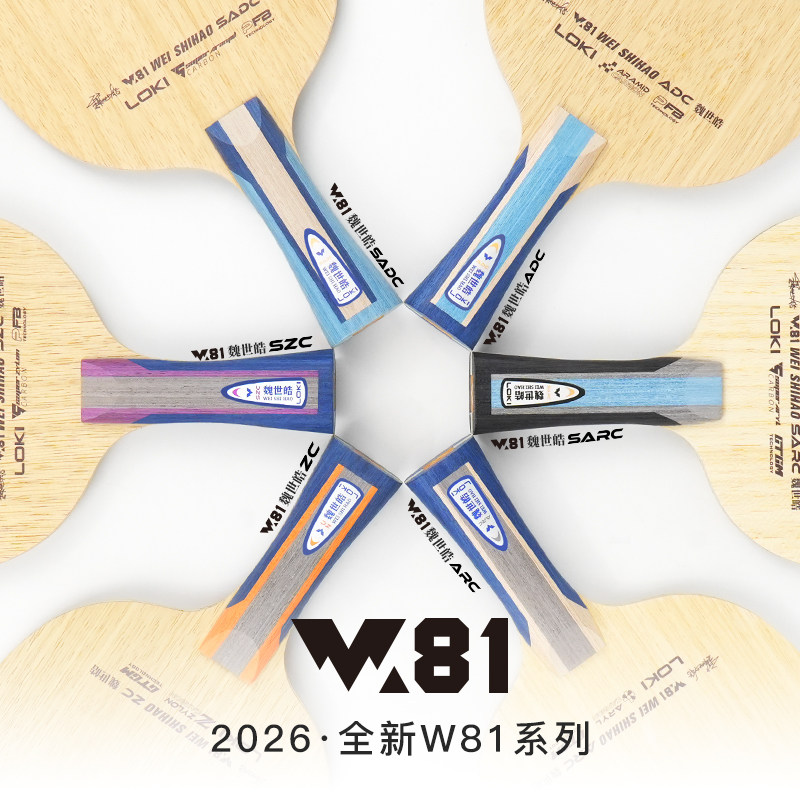 LOKI W81 시리즈 웨이 시하오 탁구 블레이드 AD - Table Tennis Racket 리뷰 및 가격