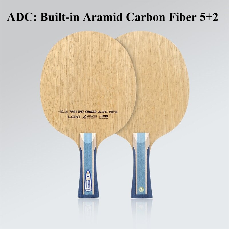 LOKI W81 시리즈 ADC SADC 탁구 블레이드  - Table Tennis Racket 리뷰 및 가격