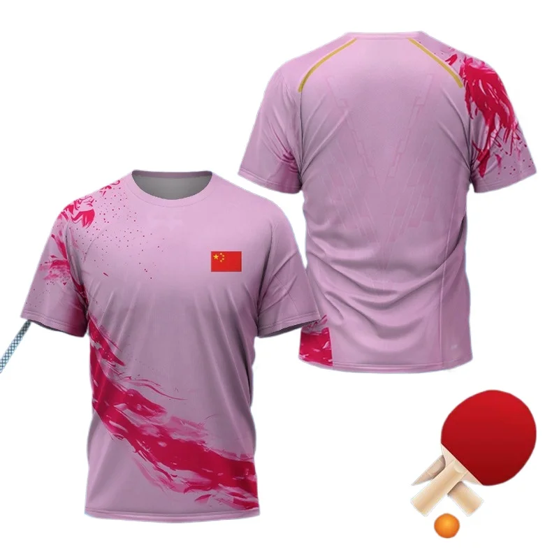 중국 드래곤 탁구 그래픽 T 셔츠 남성 의류 패션 배드 - Table Tennis Jersey Butterfly 리뷰 및 가격