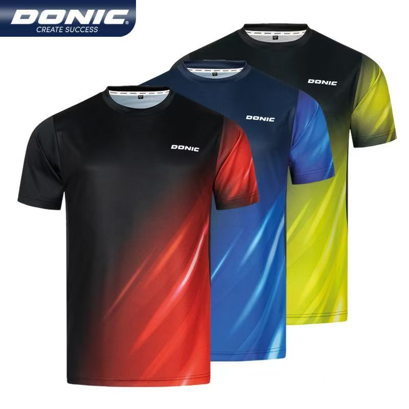 Donic 탁구 저지 여름 남성 및 여성 반팔 티셔츠  - Table Tennis Jersey Butterfly 리뷰 및 가격