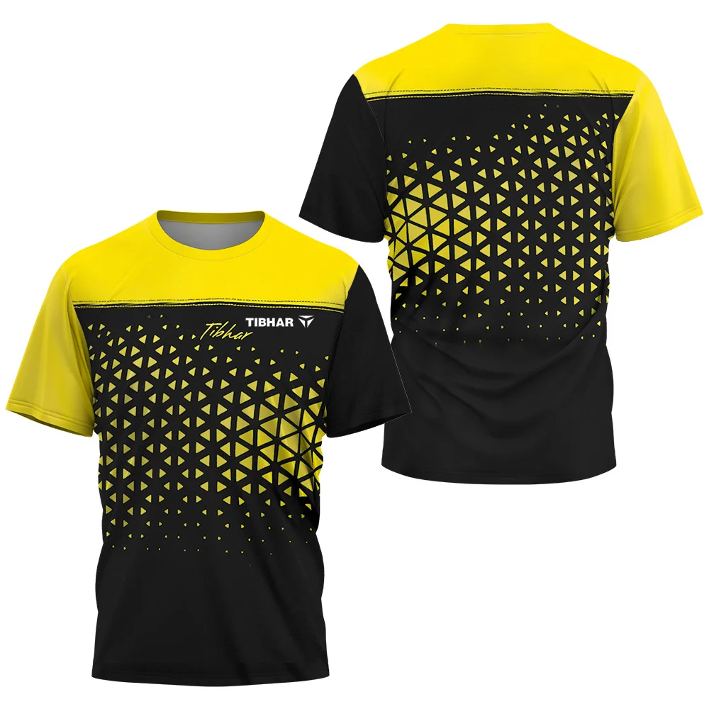 2024 삼각형 조각 남성용 탁구 티셔츠, 배드민턴 테 - Table Tennis Jersey Butterfly 리뷰 및 가격