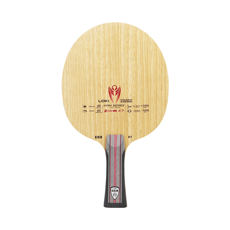 로키 키린 시리즈 탁구 블레이드 K7 7겹 순수 목재  - Table Tennis Racket 리뷰 및 가격